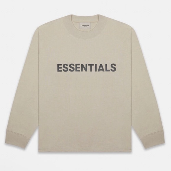 Fear of God Other - FEAR OF GOD ESSENTIALS - Tan Long Sleeve size S